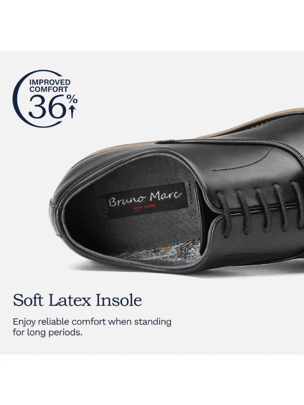 Stylish Men's Cap-Toe Formal Dress Shoes for Business & Special Occasions